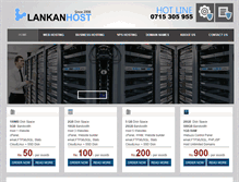 Tablet Screenshot of lankanhost.com